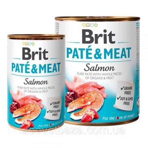 Brit Pete & Meat Salmon Консерви для собак з лососем / 400 гр