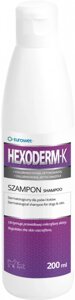 Гексодерм-К (Xexoderm-K) Шампунь для собак і котів з хлоргикседином і кетоконозолом 200 мл Eurowet Польща