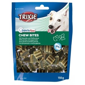 Ласощі Trixie Denta Fun Chew Bites для собак шматочки з петрушкою та м'ятою 150 г
