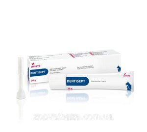 Dentisept (Дентісепт) 20 г зубна паста для собак і кішок Livisto (термін до 01.2027 р)
