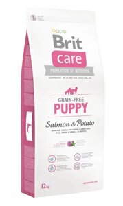 Сухий корм для цуценят Бріт Brit Care GF Puppy Salmon & Potato 12 кг