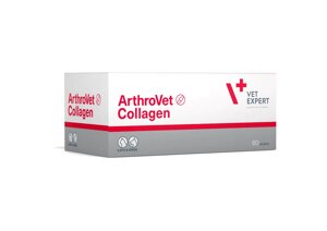 Харчова добавка для собак і кішок ArthroVet Collagen (АртроВет Колаген) - підтримка, захист суглобів, 60 саше