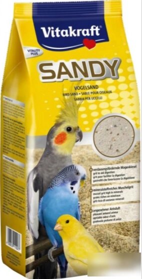 Пісок для птахів "Vitakraft Sandy 3-Plus" вбираючий 2.5 кг. від компанії ZooVet - Інтернет зоомагазин самих низьких цін - фото 1