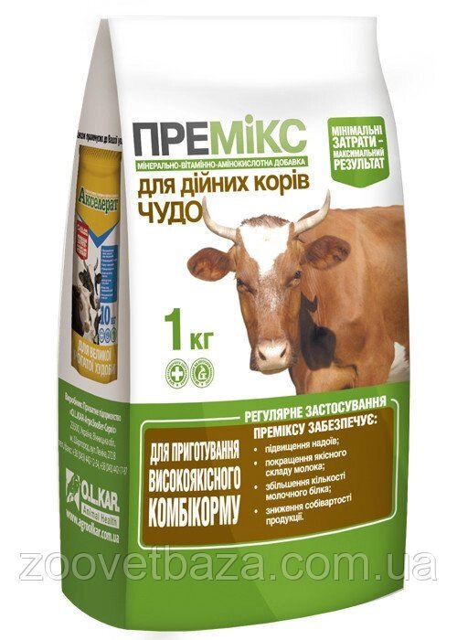 Премікс Чудо для дійних корів, 1 кг O. L.KAR. від компанії ZooVet - Інтернет зоомагазин самих низьких цін - фото 1