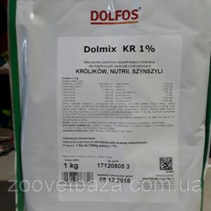 Премікс Дольфос КР 1% для кроликів 1 кг (термін до 22.09.2024 р)