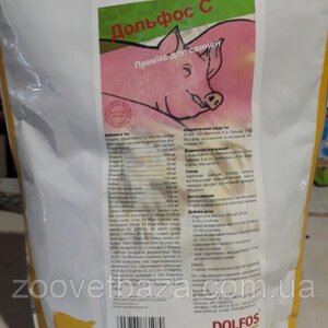 Премікс Дольфос С (DOLFOS) для свиней, 2 кг Польща (термін до 16.07.2024 р)