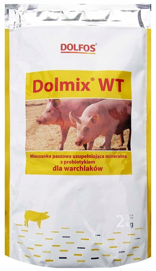 Премікс Dolmix WT для поросят вагою від 25 кг до 70 кг (Гровер) упаковка 2 кг, Дольфос Польша від компанії ZooVet - Інтернет зоомагазин самих низьких цін - фото 1