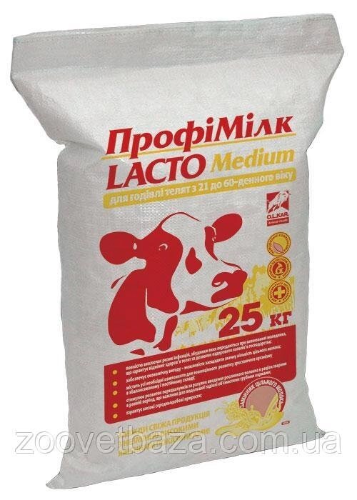 Профімілк ЛактоМедіум для телят 21-60 днів, 25 кг O. L.KAR. (ЗЦМ) від компанії ZooVet - Інтернет зоомагазин самих низьких цін - фото 1