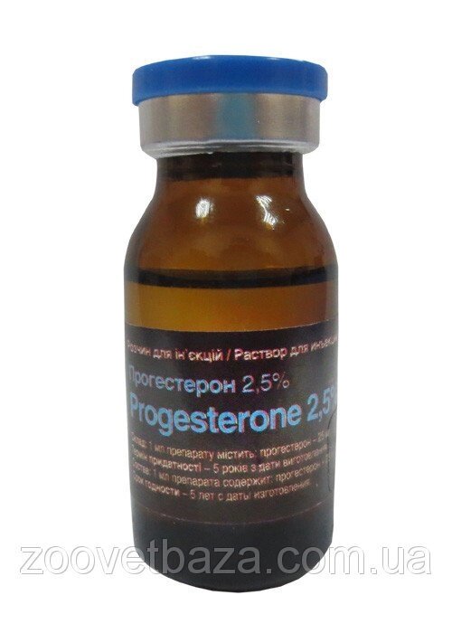 Прогестерон 2,5% 10 мл O. L.KAR від компанії ZooVet - Інтернет зоомагазин самих низьких цін - фото 1
