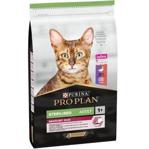 Purina Pro Plan Sterilised Duck & Liver 1.5 кг корм для стерилізованих котів з качкою та печінкою