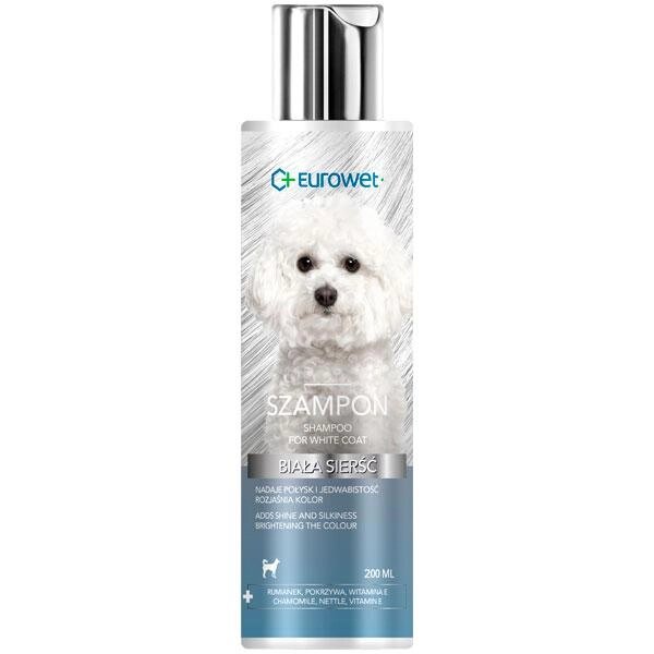 Шампунь для собак світлих забарвлень 200мл (Shampoo For White Coat) Eurowet від компанії ZooVet - Інтернет зоомагазин самих низьких цін - фото 1