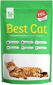 Силікагелєвий наповнювач Бест Кет для котячого туалету Best Cat Green Apple 3,6 літра від компанії ZooVet - Інтернет зоомагазин самих низьких цін - фото 1
