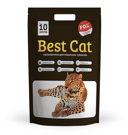 Силікагелевий наповнювач Бест Кет для котячого туалету Best Cat White 10 літрів від компанії ZooVet - Інтернет зоомагазин самих низьких цін - фото 1