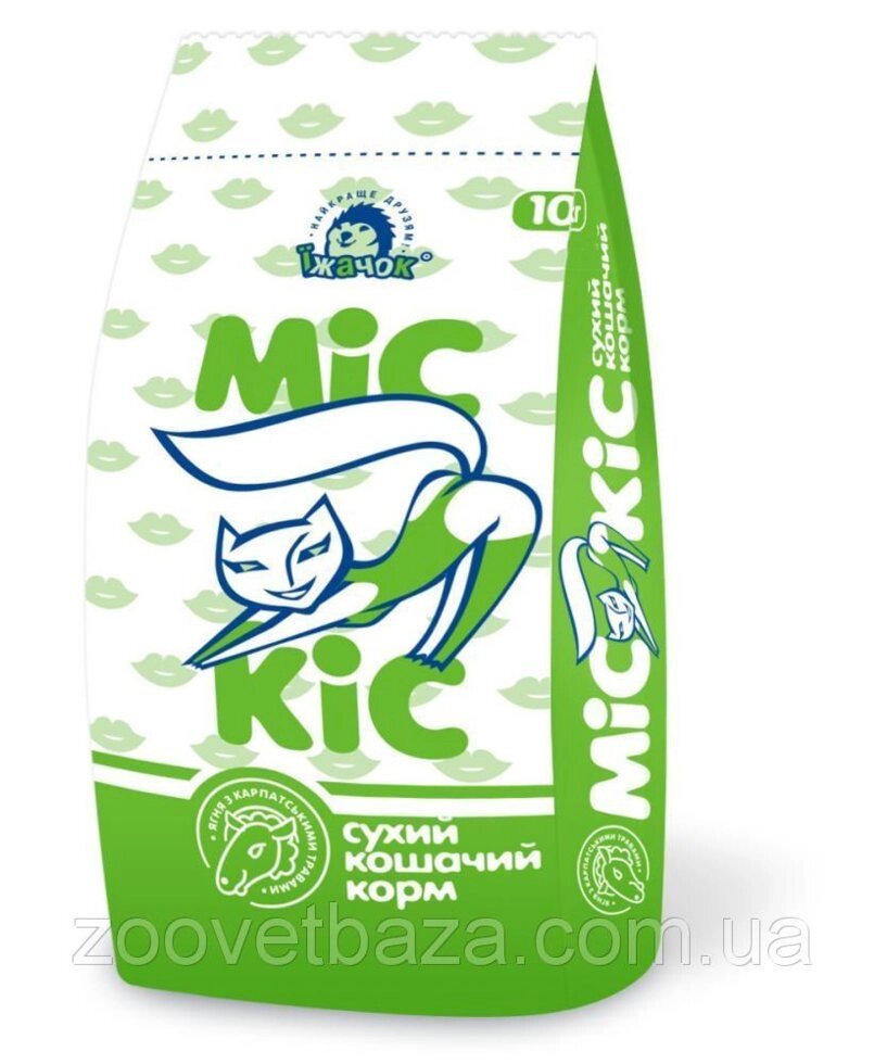 Сухий корм для кішок МиС Кіс Ягня з карпатськими травами 10 кг від компанії ZooVet - Інтернет зоомагазин самих низьких цін - фото 1