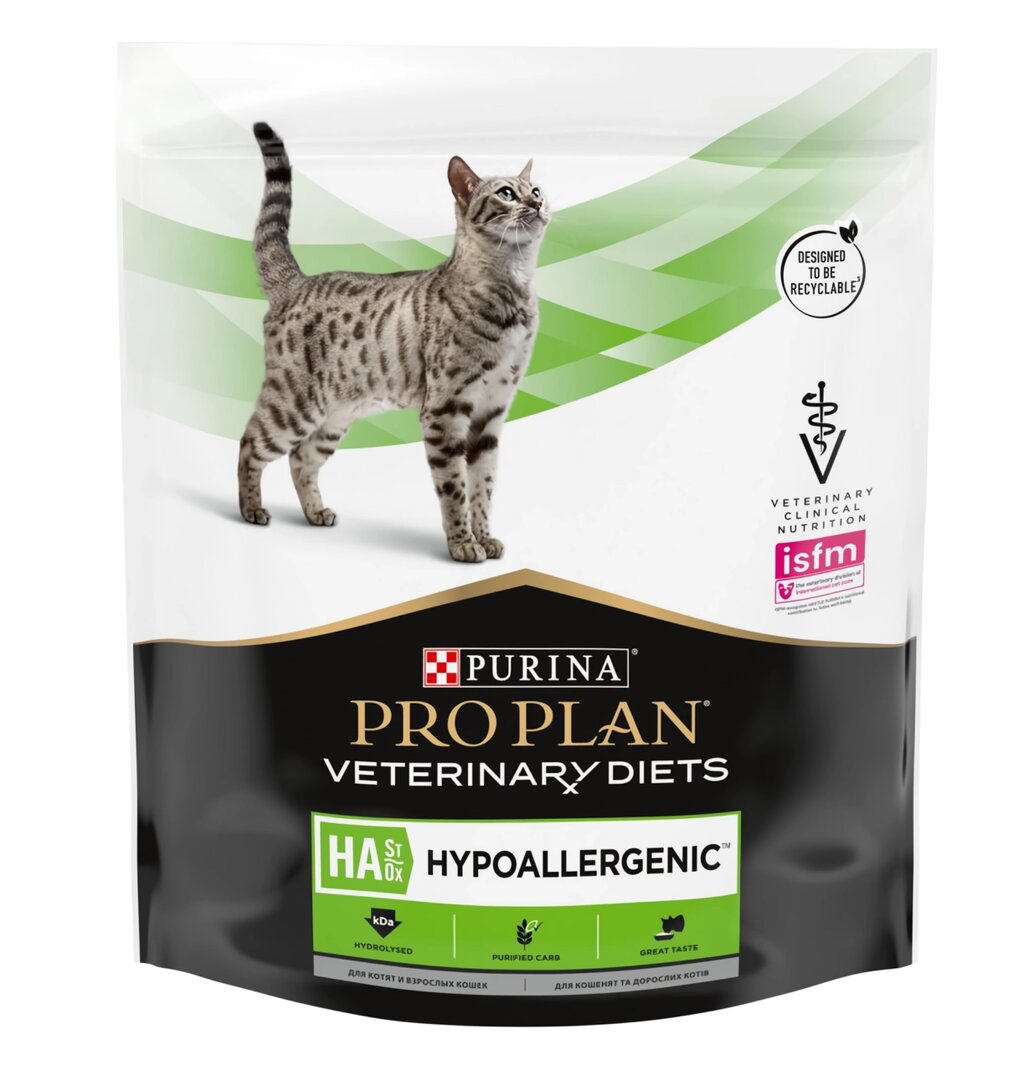 Сухий корм для кішок Purina Pro Plan Veterinary Diets HA Hypoallergenic 325 г від компанії ZooVet - Інтернет зоомагазин самих низьких цін - фото 1