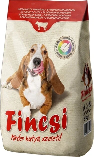 Сухий корм для собак Фінчі Fincsi зі смаком яловичини 10 кг від компанії ZooVet - Інтернет зоомагазин самих низьких цін - фото 1