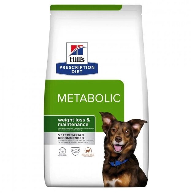 Сухий корм для собак Хіллс Hills PD Metabolic з ягням корм для собак при ожирінні та зайвій вазі 1.5 кг від компанії ZooVet - Інтернет зоомагазин самих низьких цін - фото 1