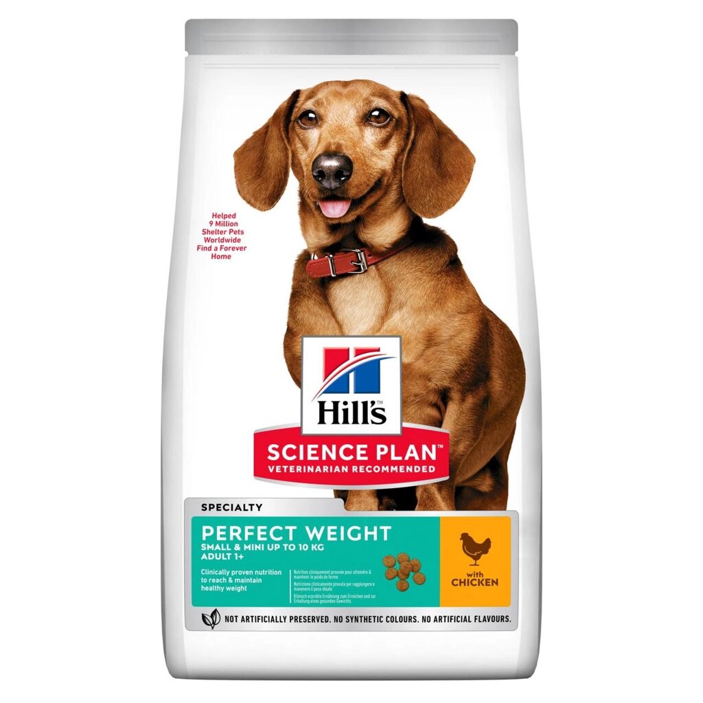 Сухий корм для собак Хіллс Hills SP Perfect Weight малих та міні порід схильних до ожиріння 1.5 кг від компанії ZooVet - Інтернет зоомагазин самих низьких цін - фото 1