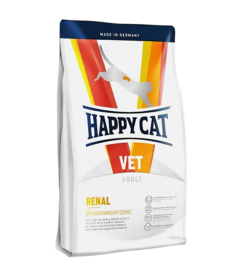 Сухий корм Happy Cat VET Diet Renal для котів з нирковою недостатністю, 4 кг від компанії ZooVet - Інтернет зоомагазин самих низьких цін - фото 1