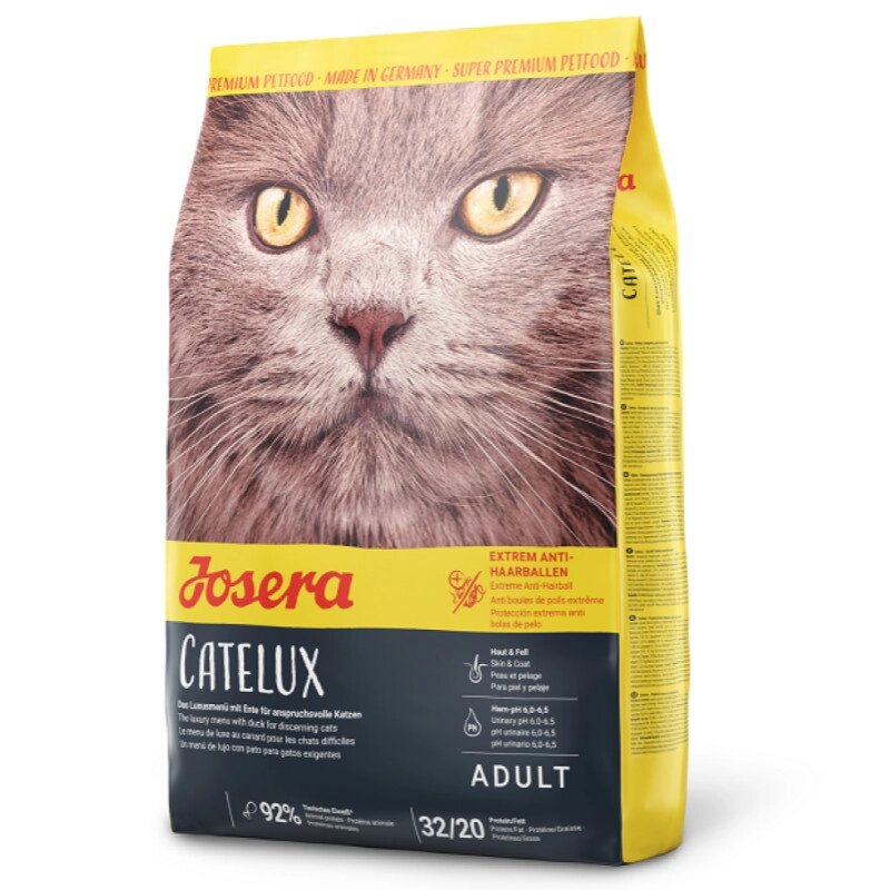 Сухий корм Josera Catelux (Йозера Кателюкс) для котів, схильних до утворення шерстяних клубків, 10 кг від компанії ZooVet - Інтернет зоомагазин самих низьких цін - фото 1