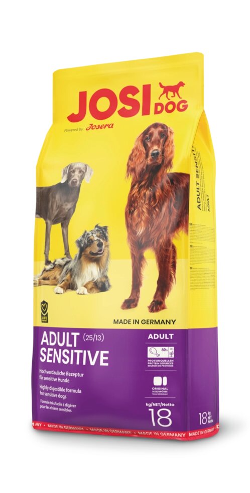 Сухий корм Josera JosiDog Adult Sensitive для собак з чутливим травленням 18 кг від компанії ZooVet - Інтернет зоомагазин самих низьких цін - фото 1