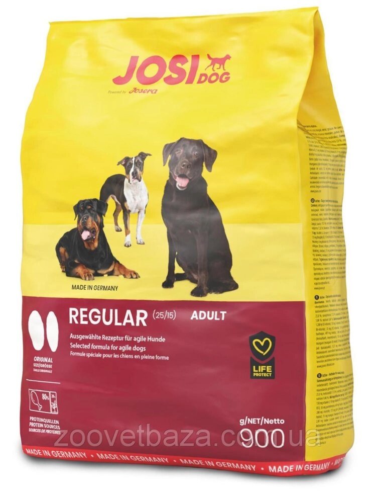 Сухий корм Josera JosiDog Regular для собак з нормальною активністю, 900 г від компанії ZooVet - Інтернет зоомагазин самих низьких цін - фото 1