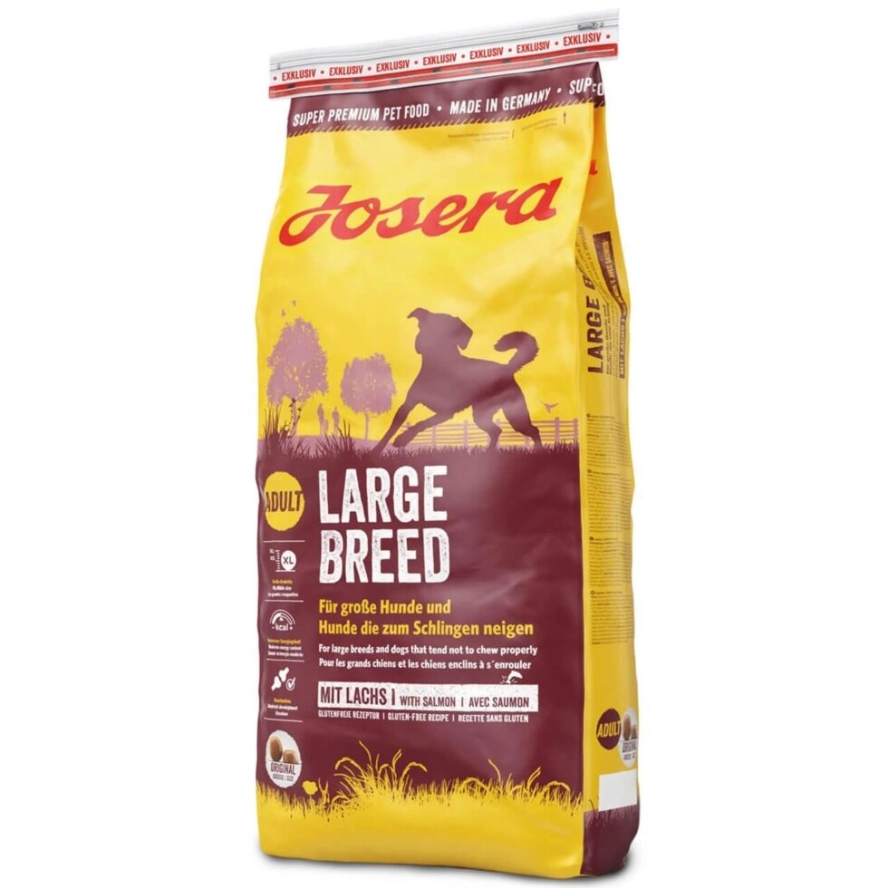 Сухий корм Josera Large Breed для собак великих порід, які часто погано пережовують 15 кг від компанії ZooVet - Інтернет зоомагазин самих низьких цін - фото 1