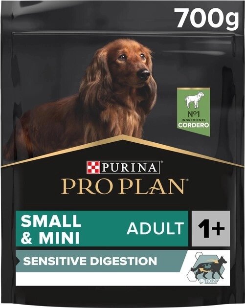 Сухий корм Pro Plan Small&Mini Sensitive Digestion для собак дрібних порід з ягнятком, 700 г від компанії ZooVet - Інтернет зоомагазин самих низьких цін - фото 1