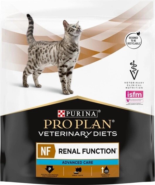 Сухий корм Purina Pro Plan Veterinary Diets NF Renal для котів патології нирок 350 г від компанії ZooVet - Інтернет зоомагазин самих низьких цін - фото 1