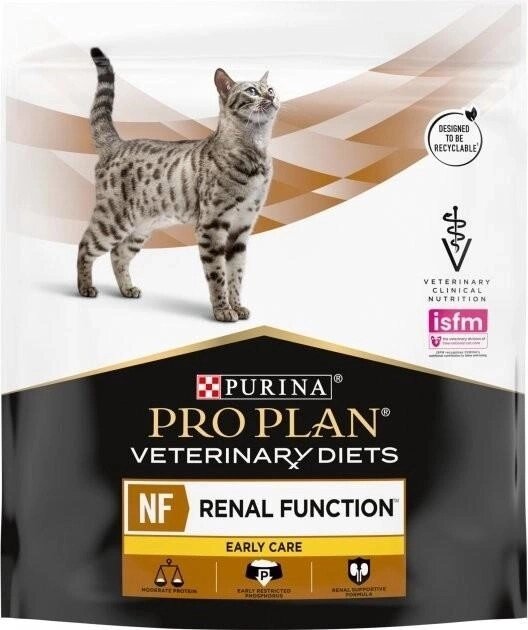 Сухий корм Purina Pro Plan Veterinary Diets NF Renal Early Care для кішок при хворобі нирок 350 г від компанії ZooVet - Інтернет зоомагазин самих низьких цін - фото 1
