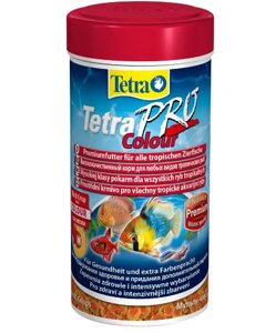 Сухий корм для акваріумних риб Tetra в чипсах «TetraPro Colour» 250 мл (для всіх акваріумних риб)