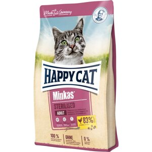 Сухий корм Happy Cat Minkas Sterilised для стерилізованих кішок з птицею, 10 кг