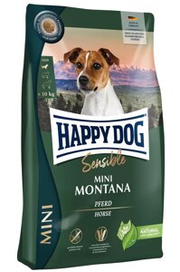 Сухий корм Happy Dog Sens Mini Montana для собак малих порід з кониною та картоплею (беззерновою), 4 кг