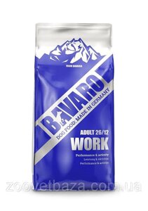 Сухий корм Josera BAVARO Work 26/12 корм для робочих собак з постійними інтенсивними навантаженнями, 18 кг