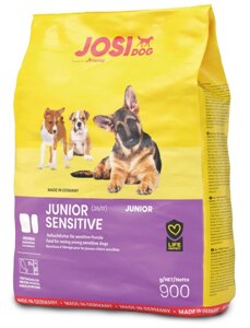 Сухий корм Josera JosiDog Junior Sensitive (ЙозіДог Юніор Сенсітів) для цуценят з чутливим травленням, 900 г