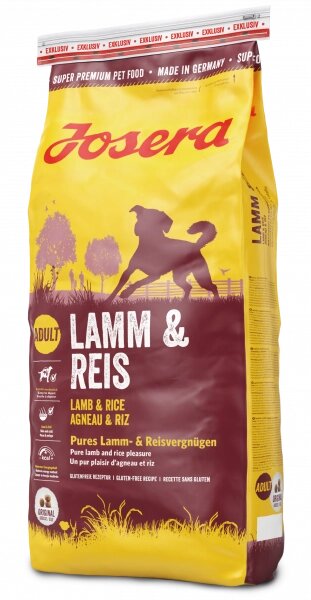 Сухой корм Josera Lamb & Rice (Йозера Ягня та Рис) для дорослих собак, 15 кг від компанії ZooVet - Інтернет зоомагазин самих низьких цін - фото 1