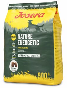 Сухий корм Josera Nature Energetic беззерновой корм для активних собак, 900 г