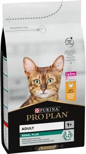 Сухий корм Pro Plan Adult 1+ Renal Plus для котів з куркою 1.5 кг