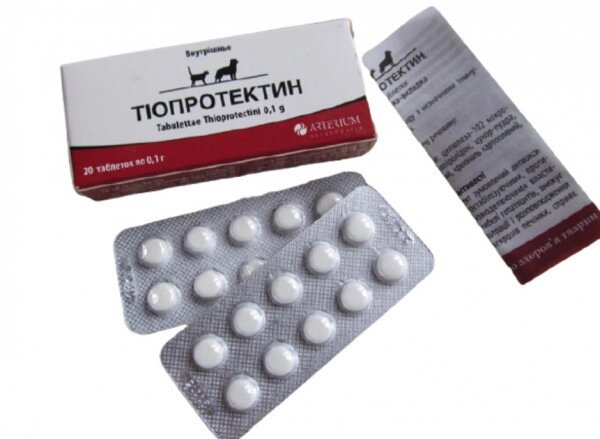 Тиопротектин таблетки №20 по 0,1 г Артериум ##от компании## ZooVet - Интернет зоомагазин самих низких цен - ##фото## 1