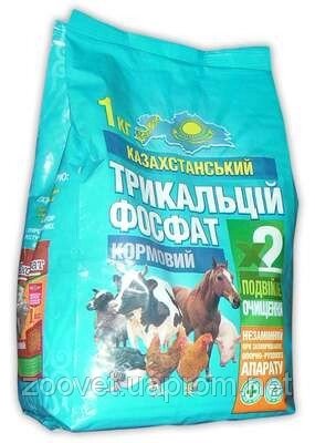 Трикальцій фосфат Казахстанський подвійне очищення, 1 кг від компанії ZooVet - Інтернет зоомагазин самих низьких цін - фото 1