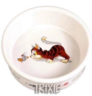 Trixie ТХ - 4007 Миска керамічна 0,2 л /11 см для кішок від компанії ZooVet - Інтернет зоомагазин самих низьких цін - фото 1