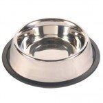 Trixie TX-24851 миска для собак металева на гумі 0,45 l/ø 14 cm від компанії ZooVet - Інтернет зоомагазин самих низьких цін - фото 1