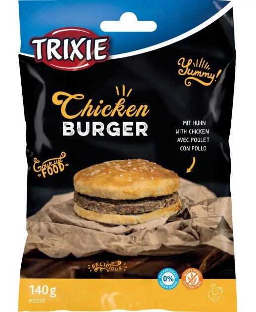 Trixie TX-31505 Chicken Burger Бургер з куркою для собак 9 см - 140 гр від компанії ZooVet - Інтернет зоомагазин самих низьких цін - фото 1