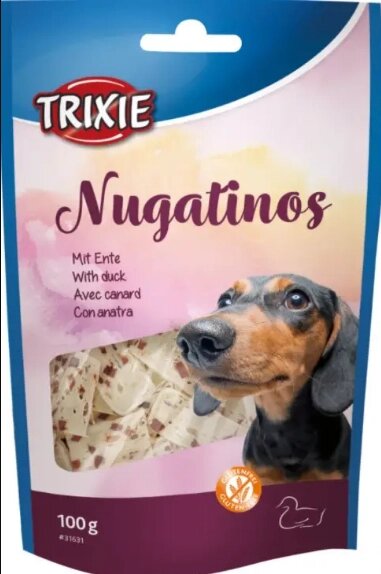 Trixie TX-31631 ласощі Нугатино з качкою для собак 100г від компанії ZooVet - Інтернет зоомагазин самих низьких цін - фото 1