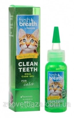 TropiClean Clean Teeth Gel Гель для чищення зубів 59 мл (кішки) від компанії ZooVet - Інтернет зоомагазин самих низьких цін - фото 1