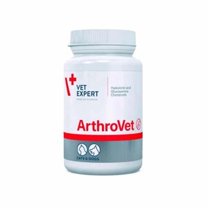 VetExpert Arthrovet (Артровет) для підтримання здоров’я фукції хрящів і суглобів у котів і собак 60 таблеток