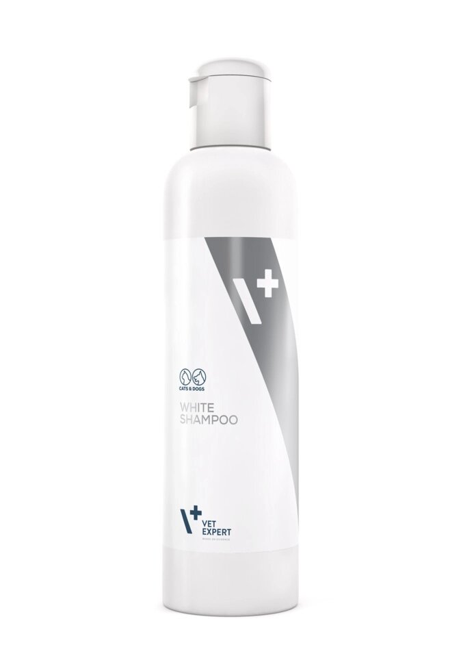 VetExpert White Shampoo - шампунь для собак і котів зі світлим кольором шерсті 250 мл від компанії ZooVet - Інтернет зоомагазин самих низьких цін - фото 1