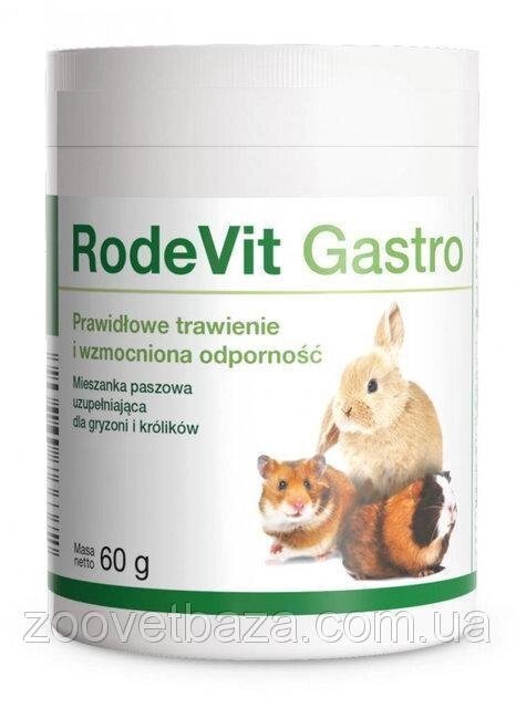 Вітамінно-мінеральна добавка для гризунів і кроликів Dolfos RodeVit Gastro, 60 г від компанії ZooVet - Інтернет зоомагазин самих низьких цін - фото 1