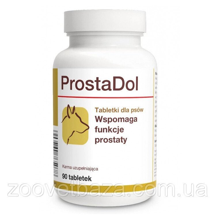 Вітамінно-мінеральна добавка для собак Dolfos ProstaDol, 90 таб. від компанії ZooVet - Інтернет зоомагазин самих низьких цін - фото 1