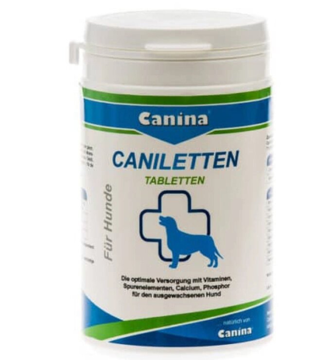 Вітамінно-мінеральний комплекс Canina Caniletten для собак, 300 г / 150 таблеток від компанії ZooVet - Інтернет зоомагазин самих низьких цін - фото 1